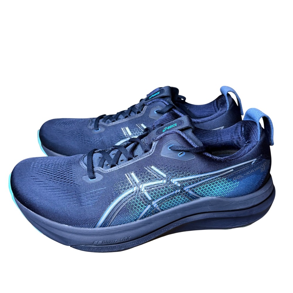 ASICS GEL-Kayano 33 Midnight Ice Mint 1011C167-401 Men's US 12 Running Shoes
